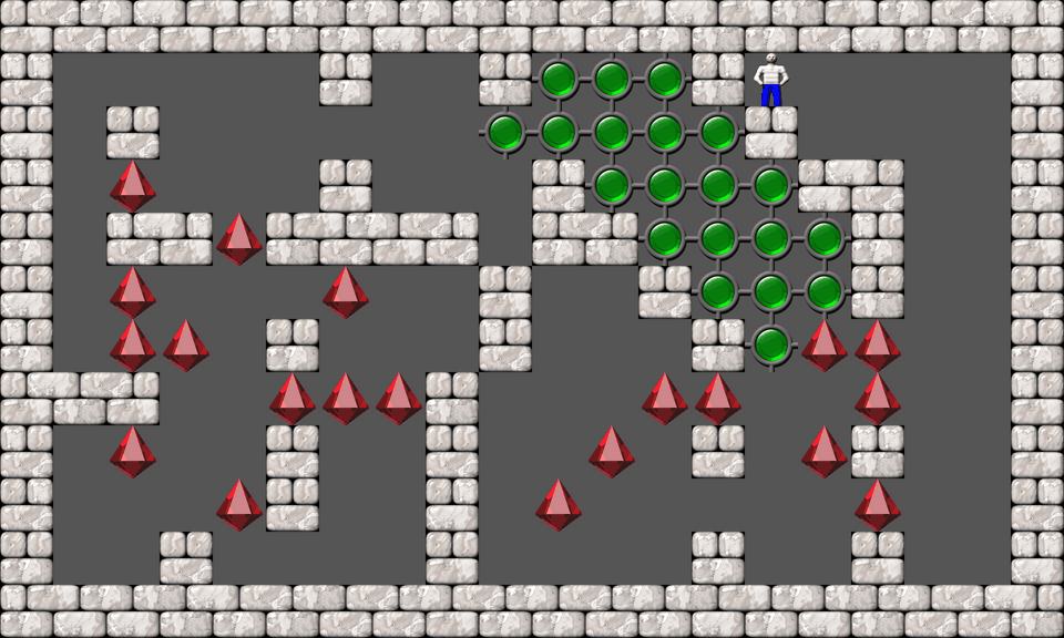 Sokoban Mass Remodel level 1258